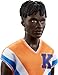 Barbie Fashionistas Ken Fashion Doll with Twisted Black Hair Wearing Orange Athletic Jersey, Shorts & White Sneakers