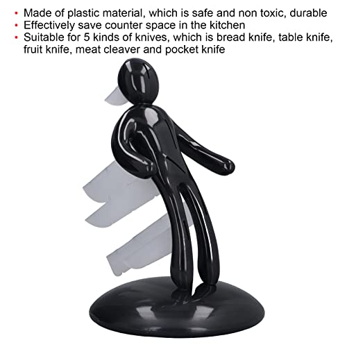 Kitchen Knife Block,Hollow Stab Body Knife Block,Human Shaped Body Knife Holder,Art Modeling Knife Holder,Knife Holder Counter-Top Storage,Holds 5 Knives,For Kitchen #TOP1