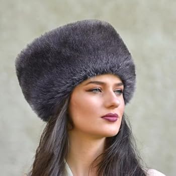 Dames bontmuts wintermuts warme zachte kunstbont muts dames hoed