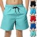 Kids Beach Shorts Loose Elastic Waist Summer Casual Swim Shorts with Inner & Pockets for 6-14 Years
