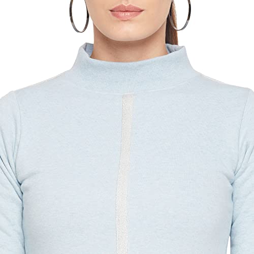 Image of Duke Stardust Women Full Sleeve High Neck Sweatshirt (LFX770 Skyway Mix L)