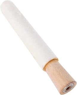 TOPPERFUN 3pcs Ring Polishing Tool Jewelry Polishing Rods with Comfortable Wooden Handle for Inner Finishing of Gold Silver and Rings