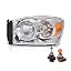 Clear lens Chrome Housing Left
