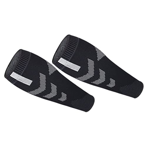 2 pçs leggings dos homens meias atléticas futebol manga perna meias de compressão meias esportivas m