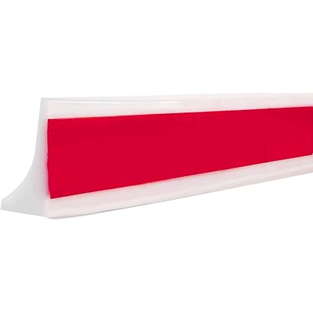 39Inch Collapsible Shower Water Guard, Water Dam Barrier Shower Threshold Shower Water Stopper Threshold for Shower Stall, Stay Dry Retainer for Wet and Dry Separation (Triangle 39'')