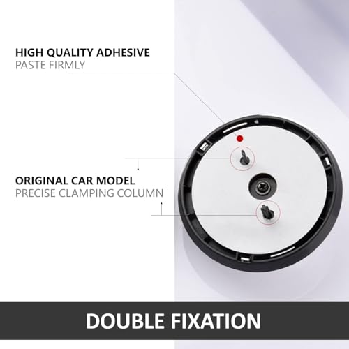 Image of Emblem Compatible with XE XF XJ F-Type F-PACE Front Center Grille Emblem 3.38inch Car Badge Emblem (Front Emblem Black)