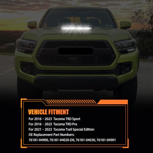 POWRLITE White LED Hood Scoop Light for 2016-2023Tacoma TRD Pro/Sport/Trail by POWRLITE - Used condition - Image 5