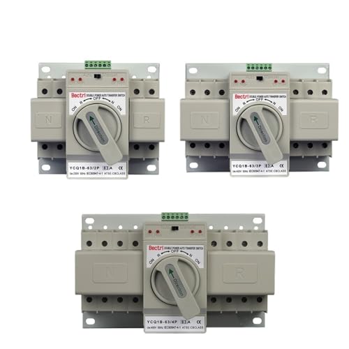 Interrupteur de transfert automatique pour sécuriser l'électricité de la maison en 4P 63A