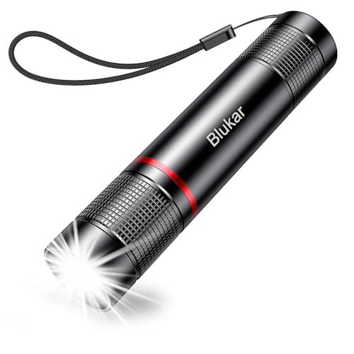 Blukar Linterna LED Recargable, 2000L Superbrillante Portátil Linterna