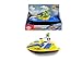 Dickie Toys 203772003 Battery Operated Jet Ski with Figure, Toy Jet Ski, Floating, Random, 18 cm, Age 3 and Up,Blue/Yellow