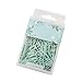 70Pcs Metal Paper Clips Clamps Paper Clips Assorted Colors for Paperwork Office School Use (Mint Green)