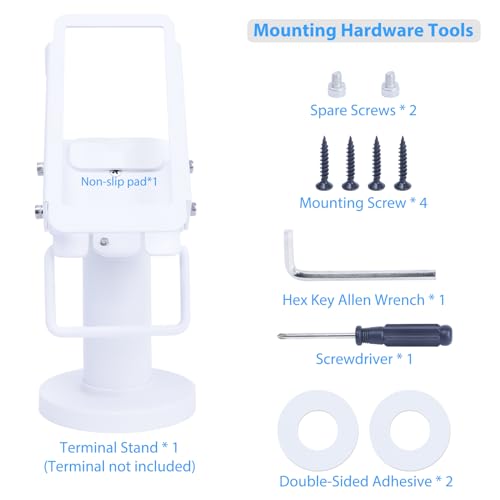 CRIZISTON Suporte de terminal POS para máquina de cartão de crédito Pax A920/A920 Pro, suporte para