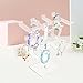 Bigfety Acrylic Bracelet Holder Stand 2 Tier, Holds Lots of Bracelets, Easy to Access, Great Gift for Women