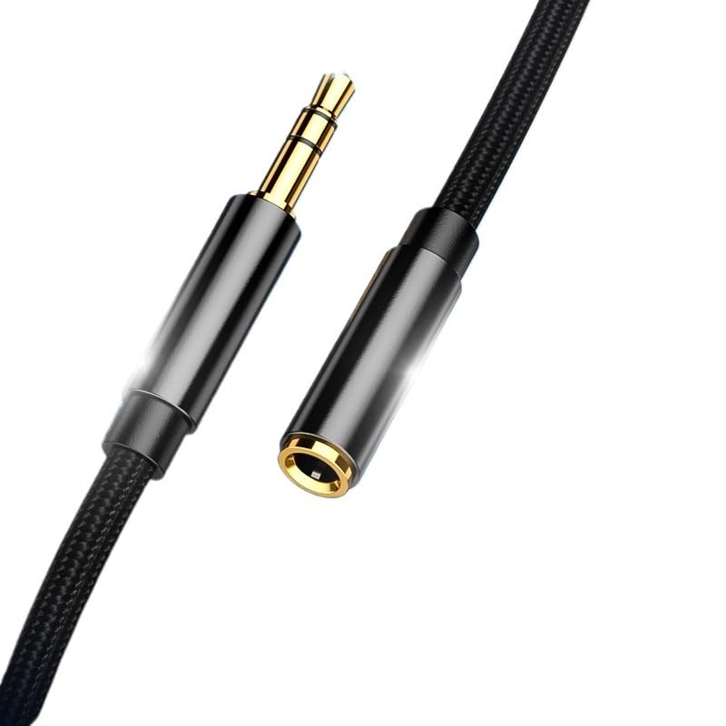 Cable Extensor de Audio Jack 3.5 mm 0.5 m miniatura 3