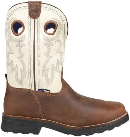 Tony Lama Men's Fireball Western Work Boot Composite Toe Bark 11 D Review | Image 3