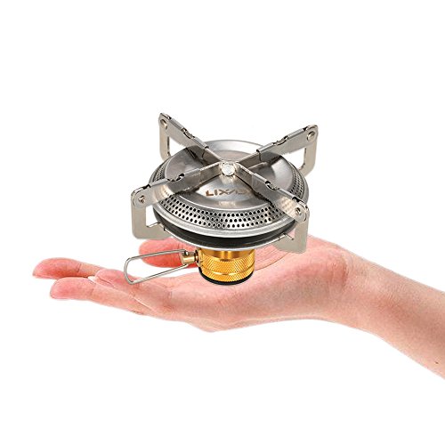 Réchaud à gaz de camping portable Lixada 3500W pliable - 3