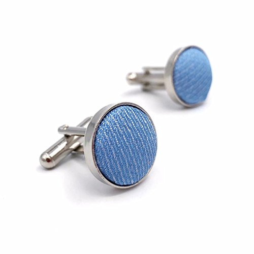 S&W SHLAX&WING Babyblauw effen kleur heren stropdas stropdas set zakelijke bruiloft - Image 3