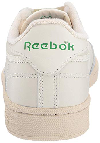 Reebok Women's Club C 85 Sneaker, Chalk/Glen Green/Paper White/Excellent Red, 8.5