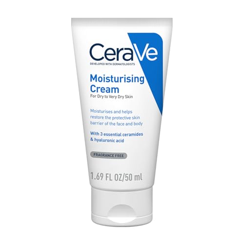 CeraVe Moisturizing Cream For Dry To Very Dry Skin (50ml) - Formu...