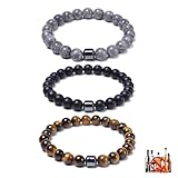 【Glame Anti Alcohol Bracelet】: Glame anti alcohol bracelet incorporates neodymium mgnets, this anti-alcohol accessory May complement your lifestyle as a reminder of personal goals. 【Manifestation and Healing Support】: Specifically designed to support...
