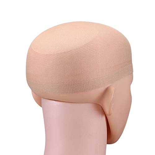 Oscci Stretch Brown Wig Cap Costume Hair Mesh Wig Stocking Cap For Women And Men (2 Caps) #TOP4