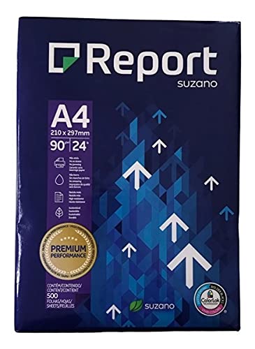 Report - Papel sulfito (90,7 g, 500 unidades), color blanco