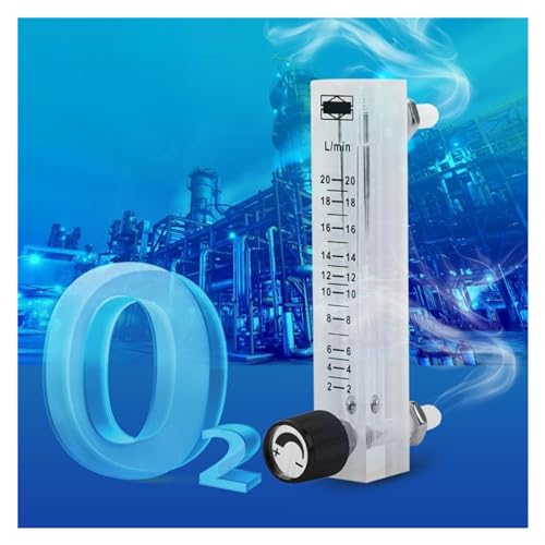 Débitmètre d'eau et gaz 2-20 LPM LZQ-7 avec vanne de contrôle intégrée