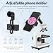Microscope for Adults and Kids - 40X-2000X Monocular Microscopes with Slides Set, Dual Led Light, Phone Adapter, Professional Biological Optical Microscopes for Students School Home Education