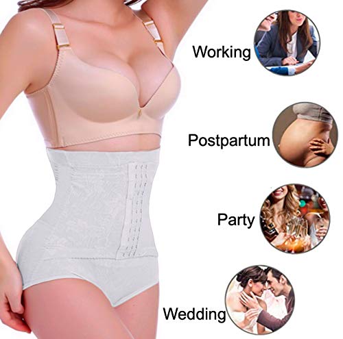 Shaperqueen 1010 Women Best Waist Cincher Girdle Belly Trainer Corset Body Shapewear (S, White) #TOP1