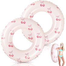 Inflatable Pool Float Floaties Pool Tubes Inflation Swimming Ring Summer Outdoor Beach Water Floats Party Supplies Floaties