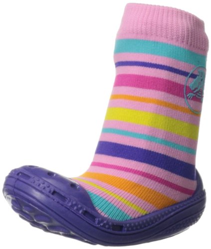 Crocs Girls Grippy Socks Shoe (Toddler)