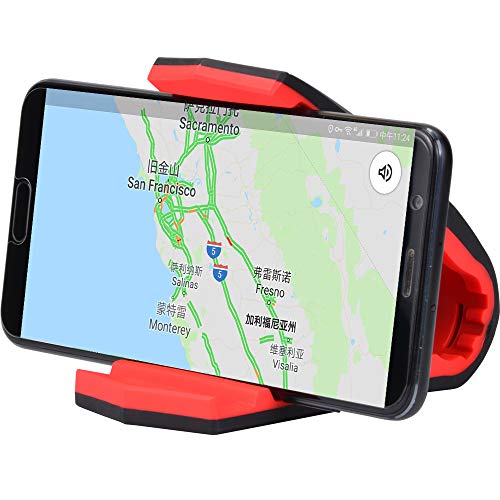 Universal GPS Dashboard Mount Car Phone Dash Holder for Any Phone, Cell Phone Stand for Desk, Bed, iPhone x xs max xr x 8 7 6s 6 Plus, Samsung Galaxy s8 s9 Note 8, Other GPS Devices and Smartphones