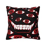 VEKXAR Hellsing Eyes Pillow Case Fashion Anime Square Pillow Cases 18x18 Inch
