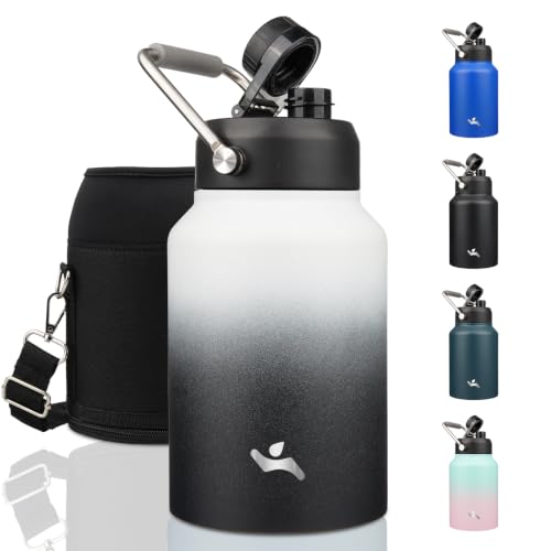Image of Konokyo 64 oz Insulated Stainless Steel Water Bottle Jug with Handle