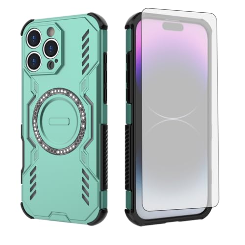 Coque iPhone 16 Pro Max fine magnétique antichoc avec verre trempé