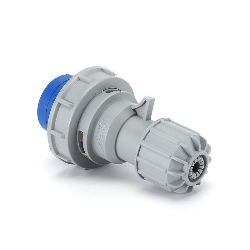 IEC60309 Waterproof CEE Industrial Connector Plug 3Pin 16A 250V 2P+E IP67 Cable Mount (Type-1