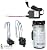 Booster Pump Kit for Reverse Osmosis RO DI Systems Up To 100 GPD, Complete Kit W/All Components & Hoses, 1/4" QC Ports