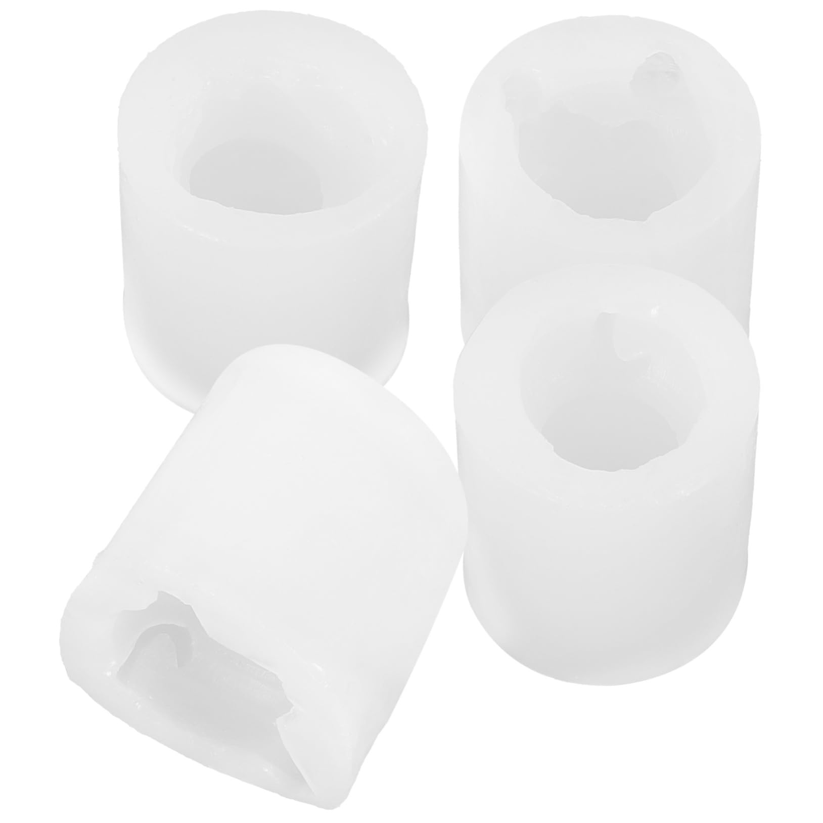 Operitacx 5 Ensembles Silicone Chat De Dessin Animé Mignon Patte Faire en Forme De - Moule Chat Moule De Fabrication De Chat Artisanat en Résine Époxy Gel De Silice Blanche 4 Pièces * 5