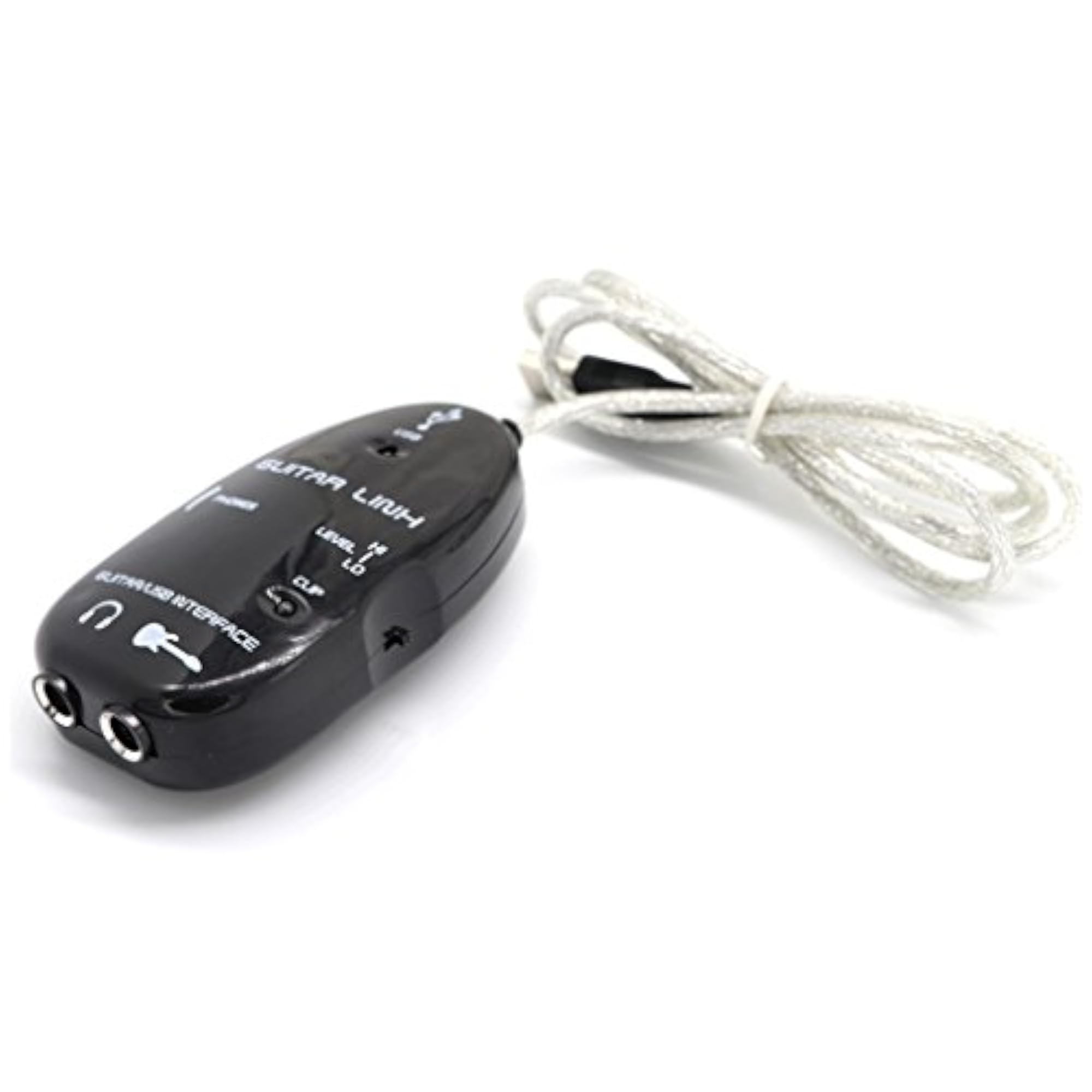 Electric Guitar Interface Link USB Cable Adapter for PC/MAC
