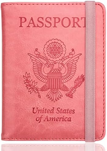 WALNEW RFID Passport Holder Cover Traveling Passport Case