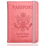 WALNEW RFID Passport Holder Cover Traveling Passport Case