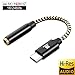 Pixel 2 Headphone Adapter With 44/192KHZ,16/24bit,USB C Dongle Headpone Jack Pixel 2 Has Realtek DAC Hi-Res, Type c Earphone Convert for Pixel 2/2XL, Moto Z2,Samsung,Huawei