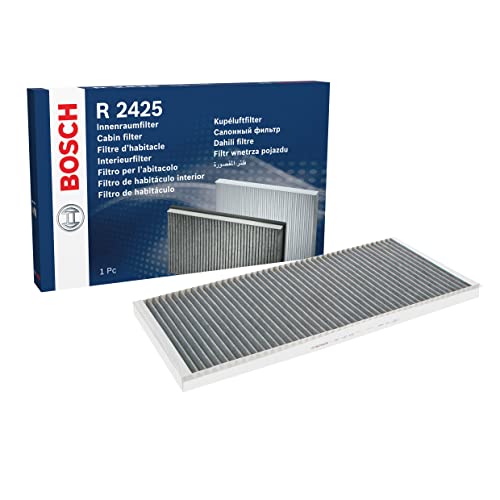 Filtro de habitáculo Bosch R2425 de carbón activo para un aire limpio en el vehículo