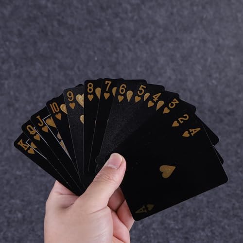 Naipes impermeables de plástico para póker, lujo profesional miniatura 5