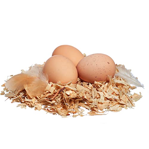 Petpost | Roupa de cama de pinheiro para galinheiros e gaiolas – 2,5 metros cúbicos de aparas de mad