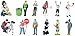Constructive Playthings Pretend Professionals Career Toy Figure Set for Kids Ages 3+, Set of 12 Freestanding Inclusive and Diverse Dollhouse Toy Figurines, Multicolor