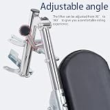 PPLDABNK Erhöhte Beinstütze Für Rollstuhlfahrer (22 × 15 × 2 cm), Universell, Länge Der Beinstütze: 43 cm, Nicht Leicht Abziehbare Farbe/90°–180° Verstellbarer Winkel, Für Orthopädie,Left