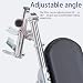PPLDABNK Erhöhte Beinstütze Für Rollstuhlfahrer (22 × 15 × 2 cm), Universell, Länge Der Beinstütze: 43 cm, Nicht Leicht Abziehbare Farbe/90°–180° Verstellbarer Winkel, Für Orthopädie,Left