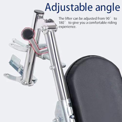 PPLDABNK Erhöhte Beinstütze Für Rollstuhlfahrer (22 × 15 × 2 cm), Universell, Länge Der Beinstütze: 43 cm, Nicht Leicht Abziehbare Farbe/90°–180° Verstellbarer Winkel, Für Orthopädie,Left