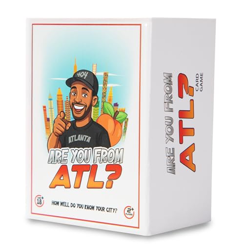 Are You From ATL? Atlanta Trivia Card Game, Adult Party